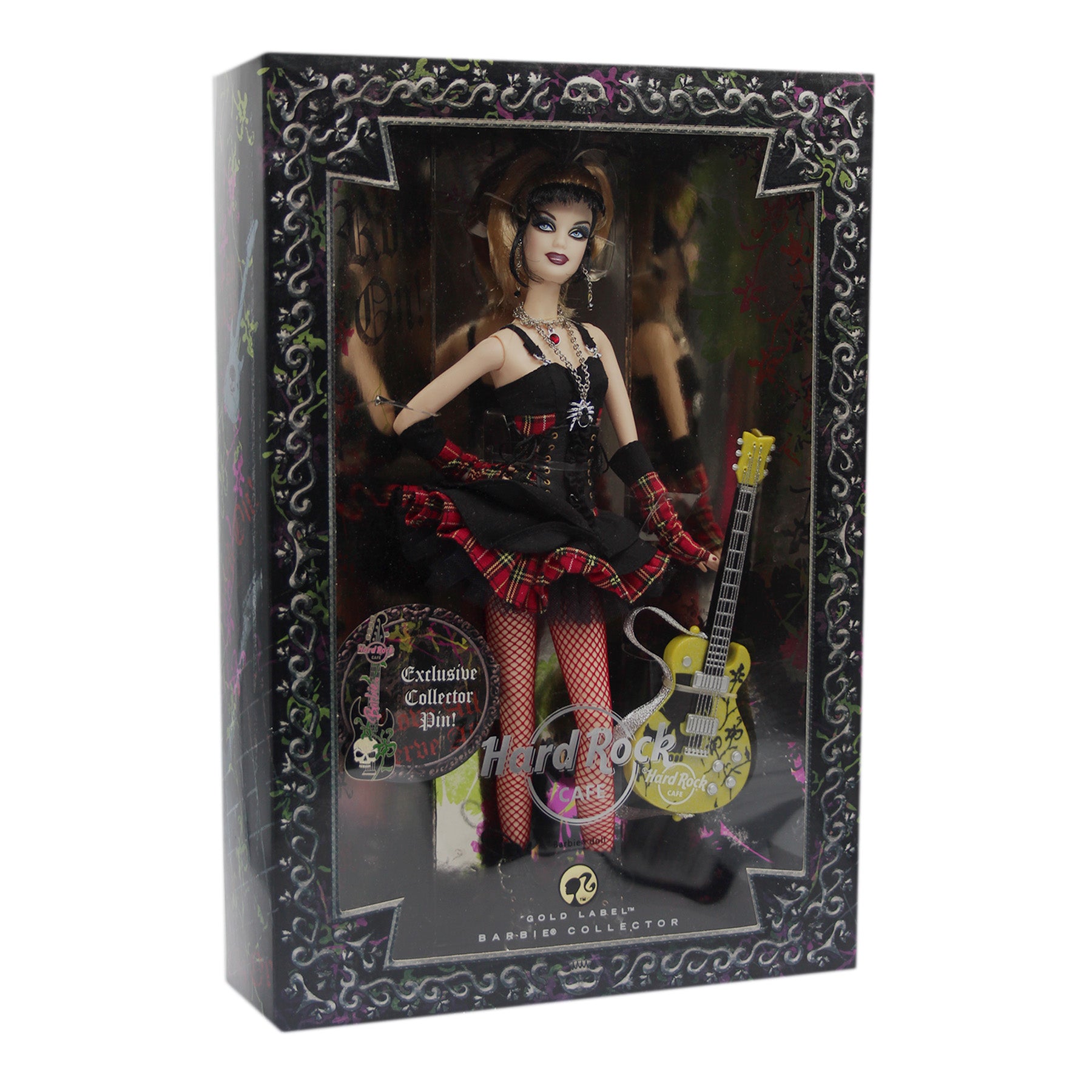 2008 Hard Rock CafÃ© Barbie #6 Punk Goth (L9663) - Gold Label
