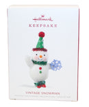 Hallmark Ornament: 2018 Vintage Snowman | LPR3575