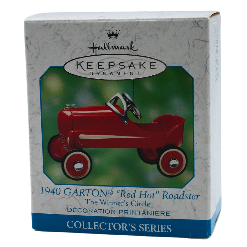 Hallmark Ornament: 2000 Garton "Red Hot" Roadster-1940 | QEO8404