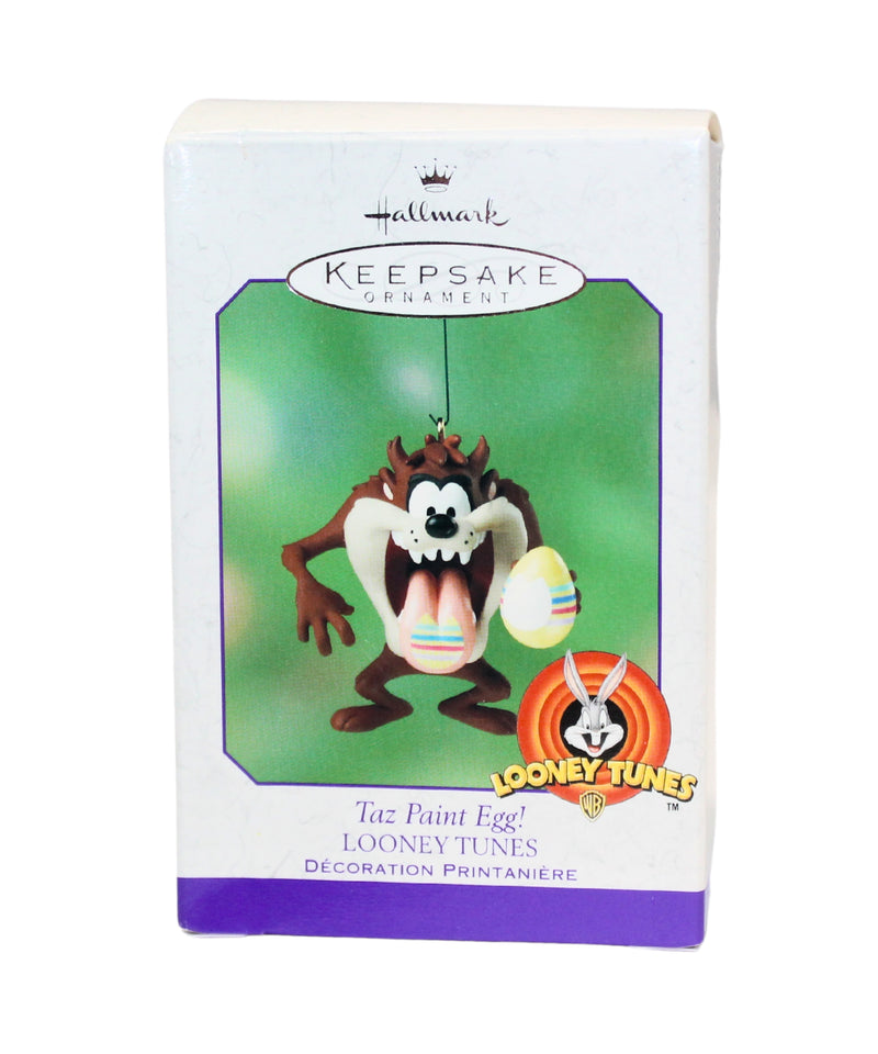 Hallmark Ornament: 2001 Taz Paint Egg! | QEO8572 | Looney Tunes