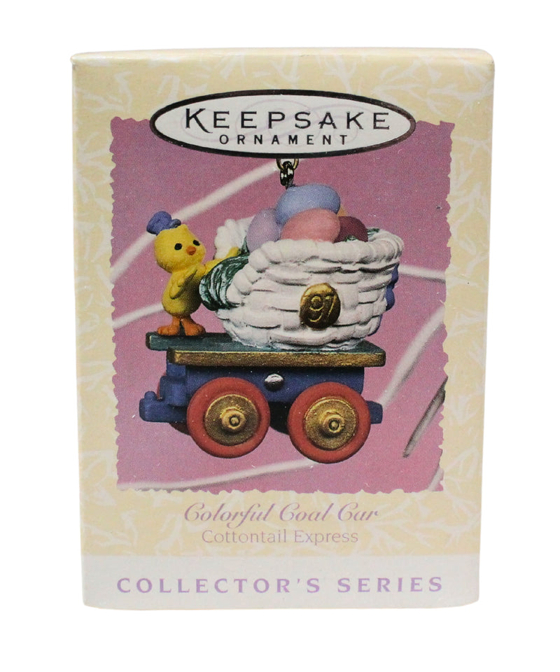 Hallmark Ornament: 1997 Colorful Coal Car | QEO8652