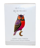 Hallmark Ornament: 2016 Happy "Owl" Oween | QF05244 | Beauty of Birds