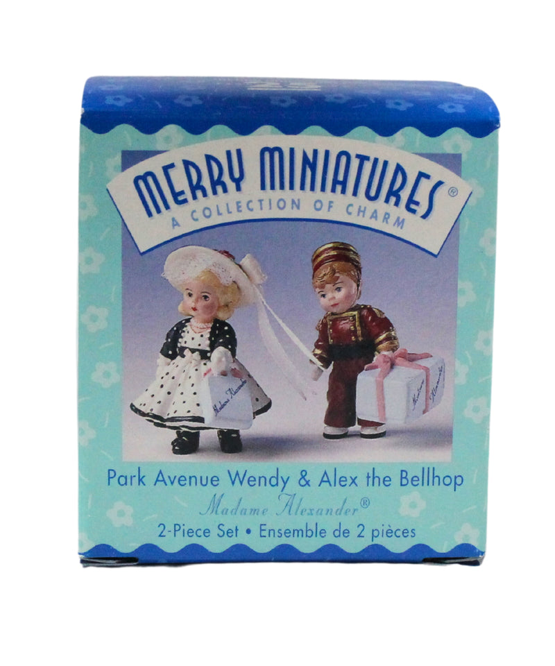 Hallmark Ornament: 1999 Park Avenue Wendy and Alex the Bellhop | QFM8499