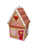 Hallmark Love Shack - Valentine Gingerbread House Keepsake Ornament 2016 QG01031