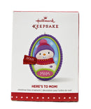 Hallmark Here's to Mom! - "Snow-Woman" Frame Keepsake Ornament 2015 QG01217