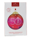 Hallmark Christmas Commemorative - 50th Anniv. Keepsake Ornament 2023 QG02987