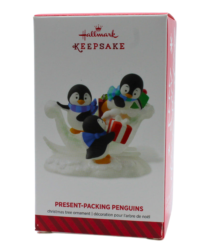 Hallmark Ornament: 2014 Present-Packing Penguins | QGO1003