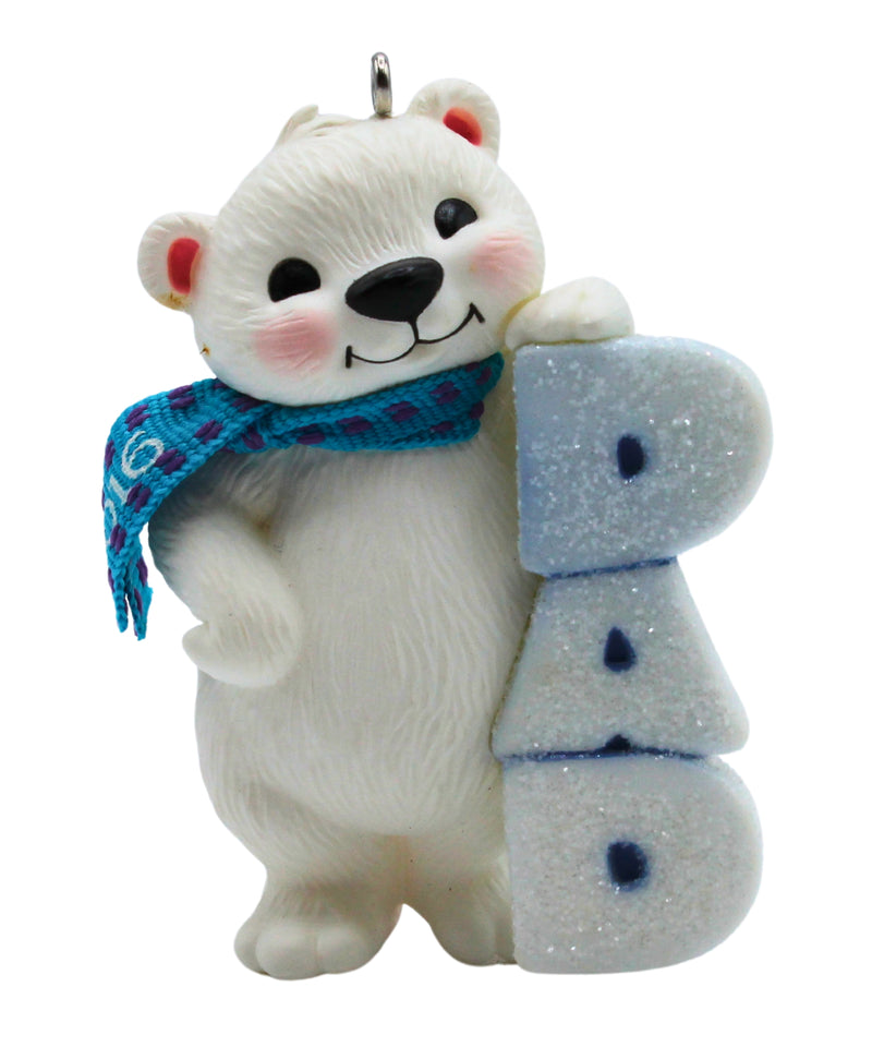 Hallmark Ornament: 2016 Dad | QGO1081 | Polar Bear