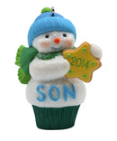 Hallmark Ornament: 2014 Son | QGO1086 | Cupcake