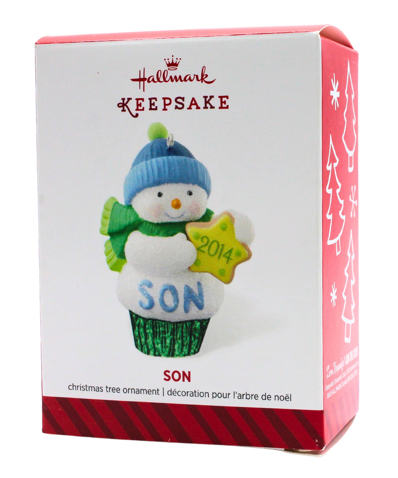 Hallmark Ornament: 2014 Son | QGO1086 | Cupcake