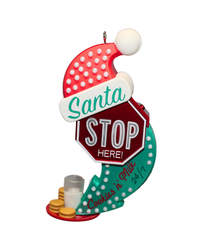 Hallmark Ornament: 2014 Santa Stop Here! | QGO1436