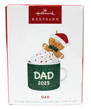 Hallmark Dad - Christmas Mug Keepsake Ornament 2025 QGO1462