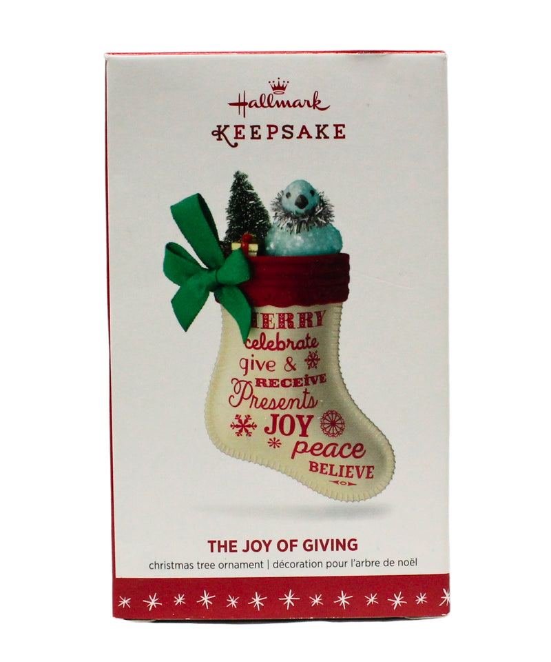 Hallmark Ornament: 2016 The Joy of Giving  | QGO1471