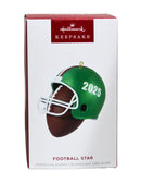 Hallmark Football Star - Keepsake Ornament 2025 QGO1555