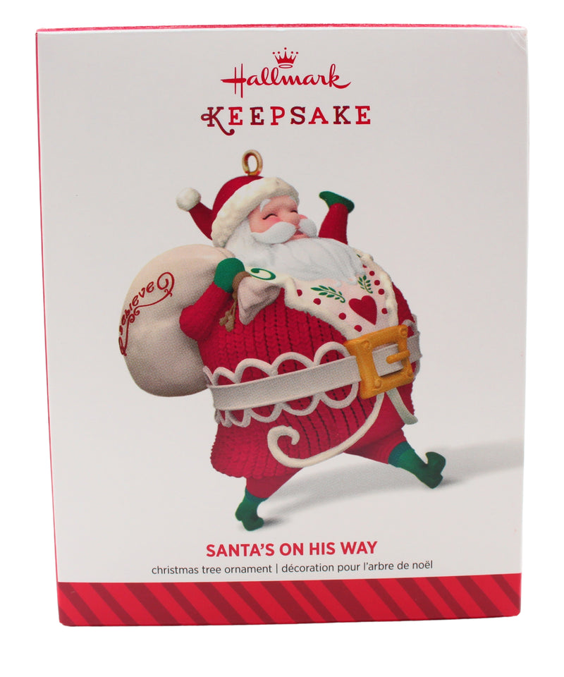 Hallmark Ornament: 2014 Santa's on his way | QGO1566