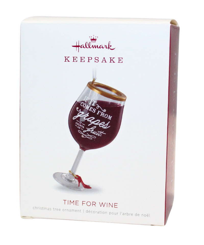 Hallmark Ornament: 2018 Time for Wine | QGO2193