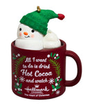 Hallmark I Love The Hallmark Channel! - Snowman Keepsake Ornament 2019 QGO2469