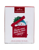 Hallmark Smiles Across The Miles - Snowman Keepsake Ornament 2023 QGO2619