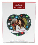 Hallmark Our 1st Christmas - Photo Holder Keepsake Ornament 2024 QGO2711