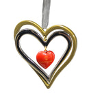 Hallmark Our Christmas Together - Metal Hearts Keepsake Ornament 2023 QGO2889