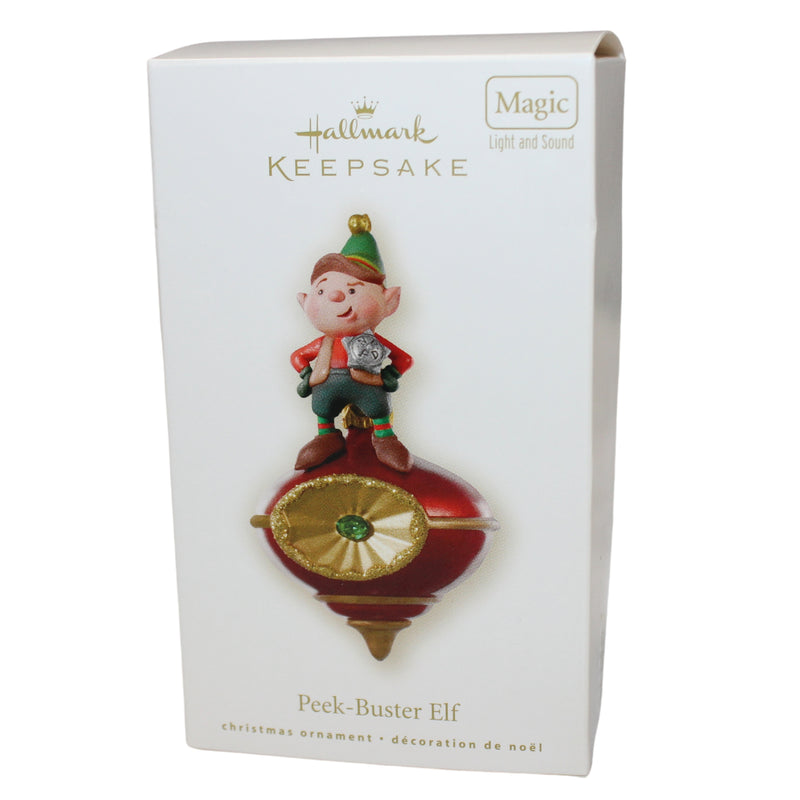 Hallmark Ornament: 2008 Peek-Buster Elf | QHF3024