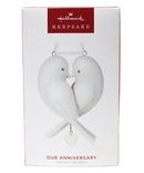 Hallmark Our Anniversary - Lovebirds Keepsake Ornament 2023 QHX3069
