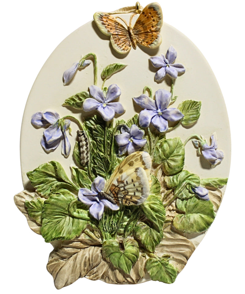 Hallmark Ornament: 1995 Violets and Butterflies | QK1079