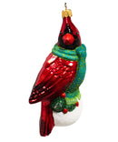 Hallmark Regal Red Bird - Blown Glass Keepsake Ornament 2020 QK1421