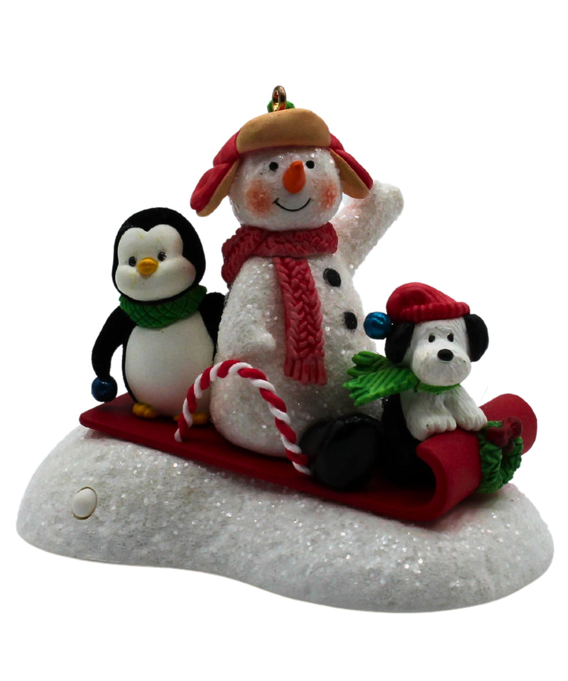 Hallmark Ornament: 2008 Snow What Fun Sledders | QK4004