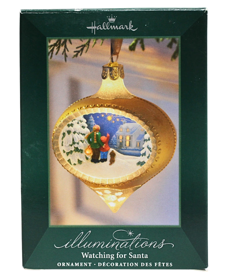 Hallmark Ornament: 2005 Illuminations Watching for Santa | QLM7925