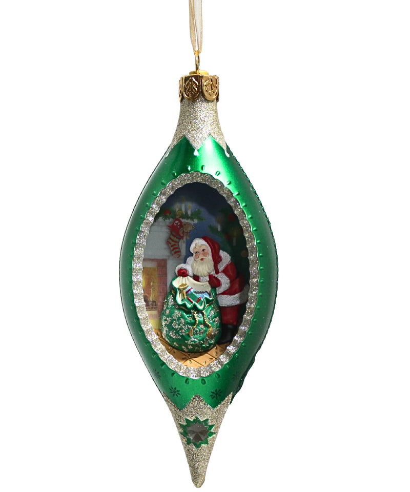 Hallmark Ornament: 2005 Illuminations Santa's Christmas Magic | QLM7952