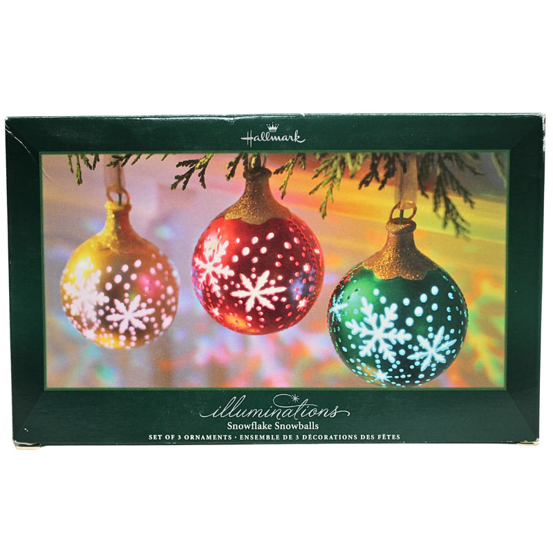 Hallmark Ornament: 2005 Illuminations Snowflake Balls | QLM7975