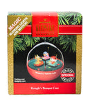 Hallmark Kringle's Bumper Cars - Santa Keepsake Ornament 1991 QLX7119