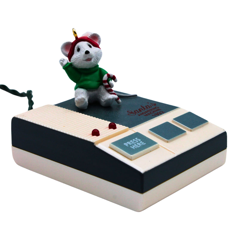 Hallmark Ornament: 1992 Santa's Answering Machine | QLX7241