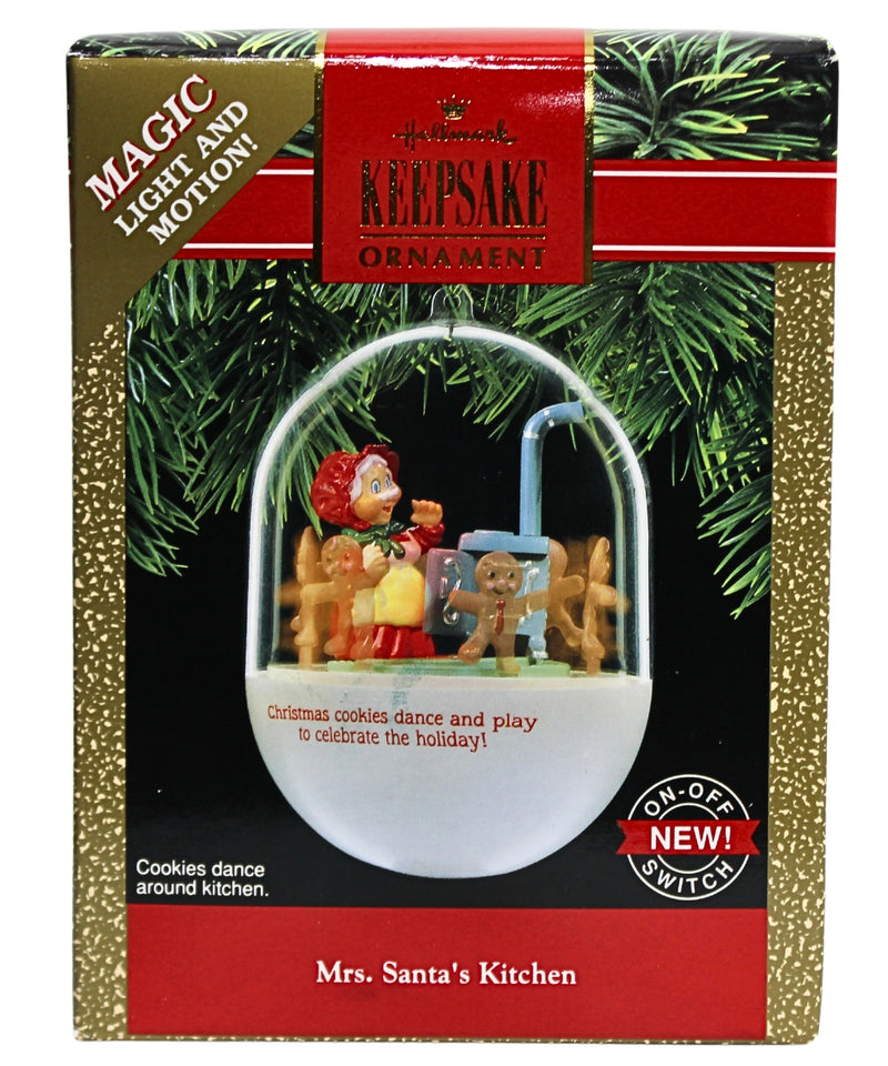 Hallmark Ornament: 1990 Mrs. Santa's Kitchen | QLX7263