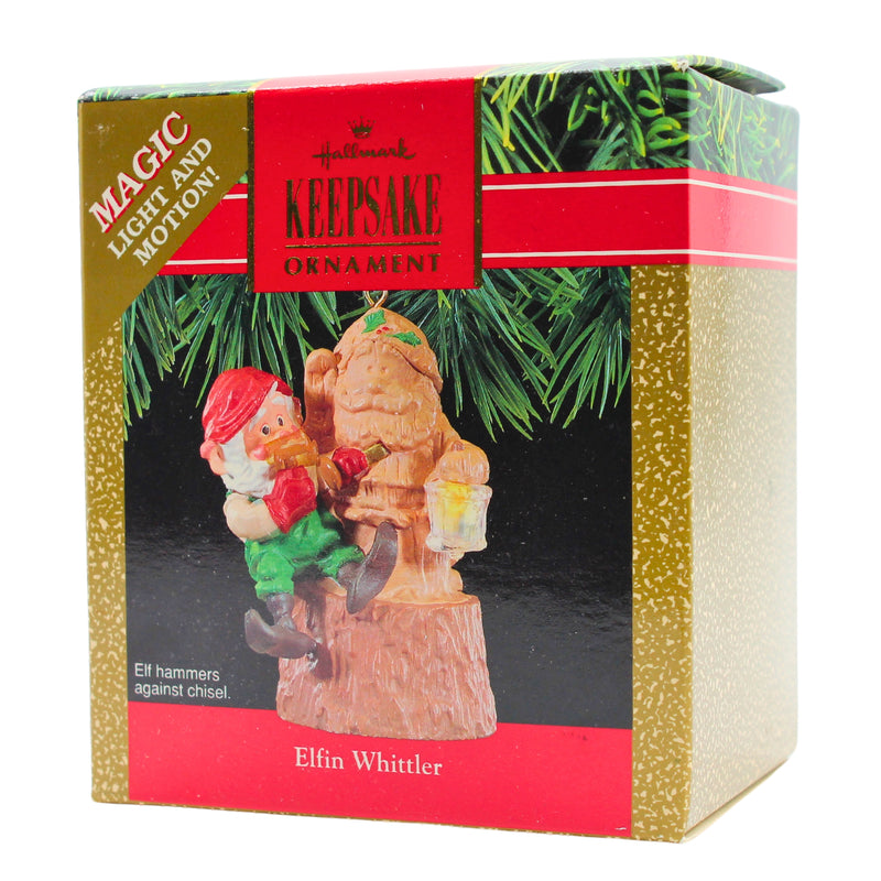 Hallmark Ornament: 1990 Elfin Whittler | QLX7265