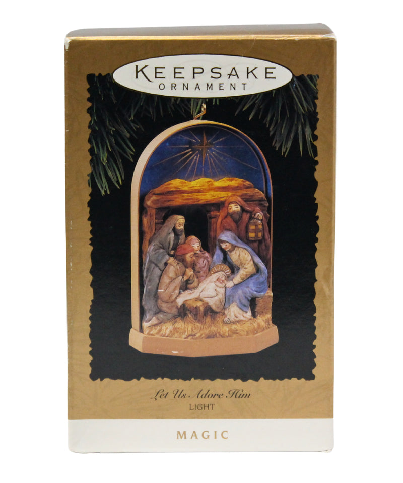 Hallmark Ornament: 1996 Let Us Adore Him | QLX7381