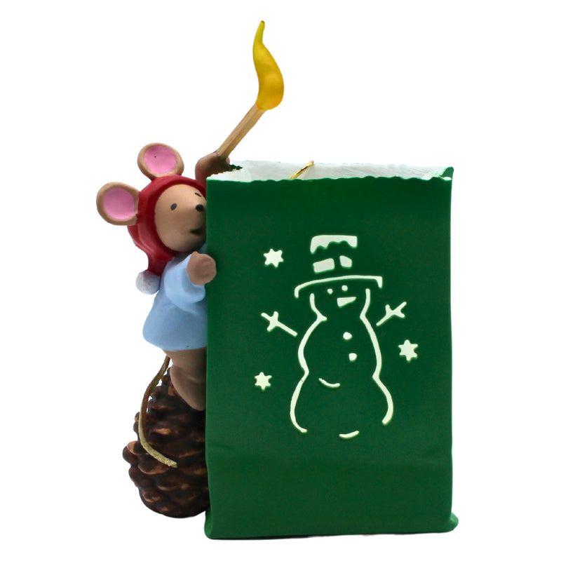 Hallmark Ornament: 1997 Chris Mouse Luminaria | QLX7525