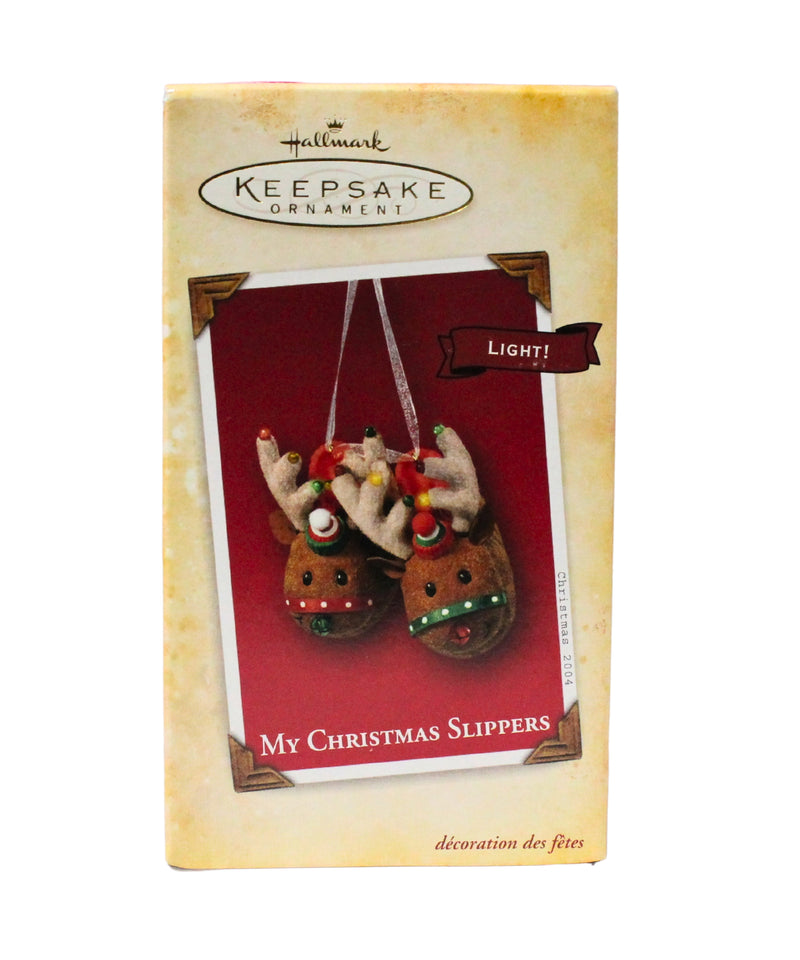 Hallmark Ornament: 2004 My Christmas Slippers | QLX7554