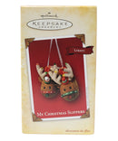 Hallmark My Christmas Slippers - Reindeer, Light Keepsake Ornament 2004 QLX7554