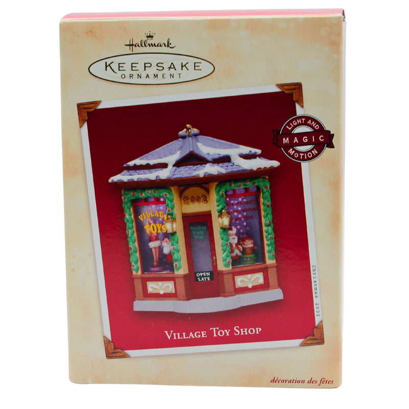 Hallmark Ornament: 2002 Village Toy Shop | QLX7676