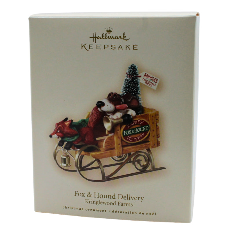 Hallmark Ornament: 2007 Fox & Hound Delivery | QP1929