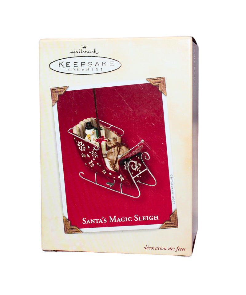 Hallmark Ornament: 2003 Santa's Magic Sleigh | QRP4247