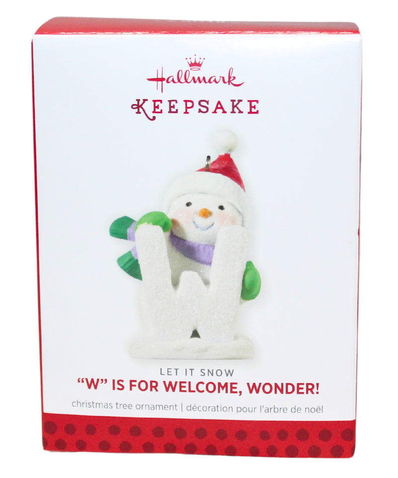 Hallmark Ornament: 2013 "W" is for Welcome, Wonder! | QRP5942