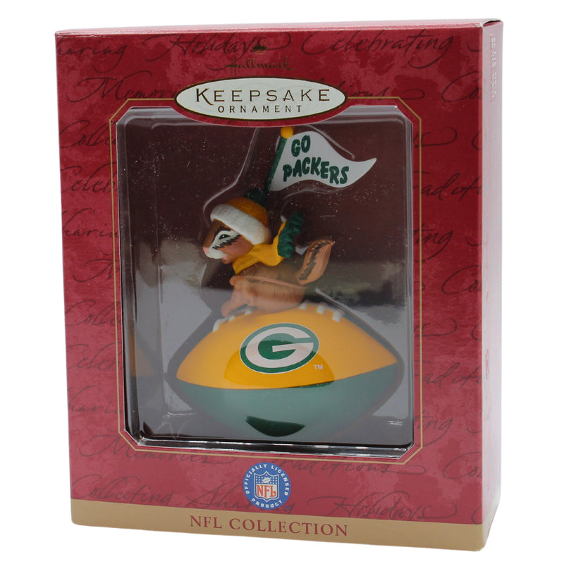 Hallmark Ornament: 1999 NFL Collecton: Fan on Packers Ball! | QSR5237