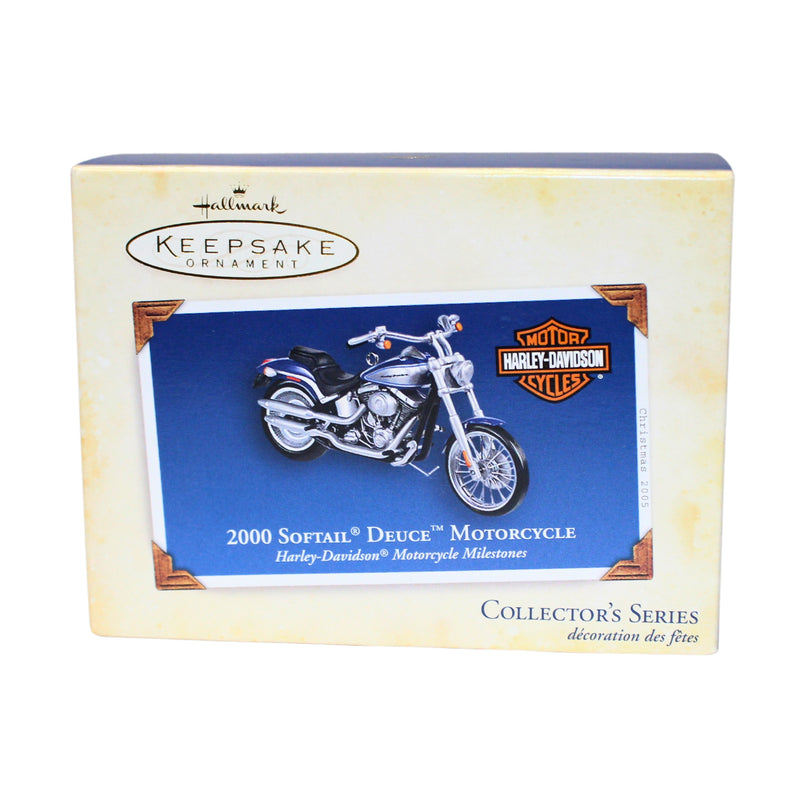 Hallmark Ornament: 2005 Softail Deuce Motorcycle 2000 | QX2042 | Harley Davidson