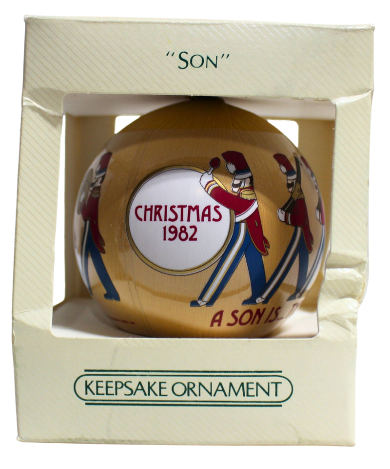 Hallmark Ornament: 1982 Son | QX2043 | Unbreakable