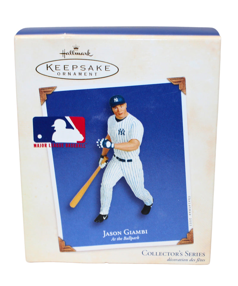 Hallmark Ornament: 2003 Jason Giambi | QX2449 | MLB