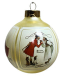 Hallmark Ornament: 1987 Norman Rockwell Glass Ornament | QX2827