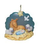 Hallmark Jesus and Friends - Donkey & Sheep Keepsake Ornament 2002 QX2843